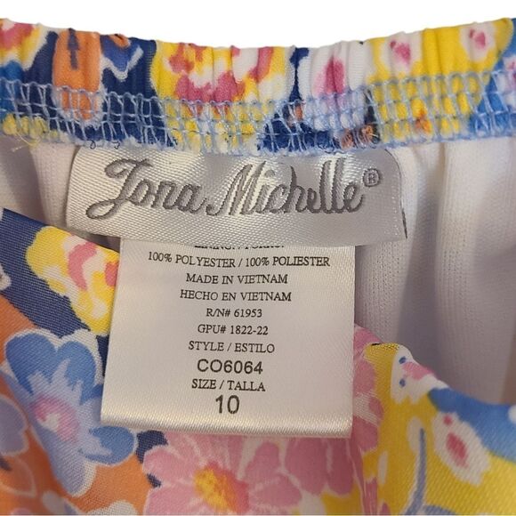 Jona Michelle Dress Tiered Chiffon Fully Lines‎ Size 10 - Picture 7 of 13